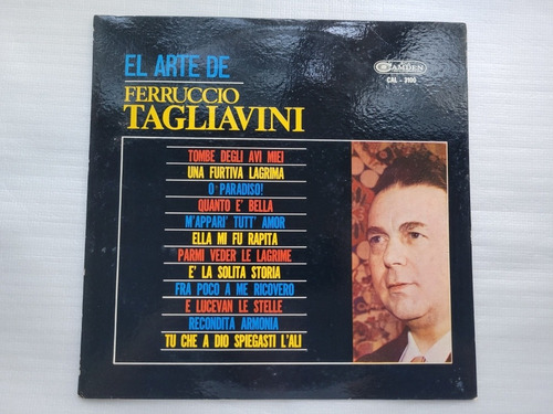 Ferruccio Tagliavini Disco Vinilo Lp El Arte De Ferruccio  -