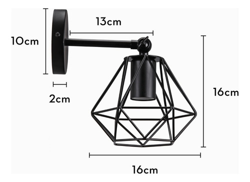 . Lámpara De Pared Aplicable Moderna Moderna E27