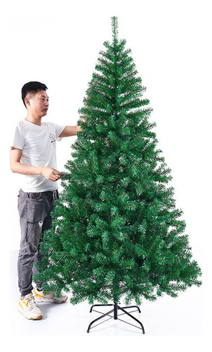 Árbol Pino De Navidad Verde Ó Blanco 1.6m Armado Fácil