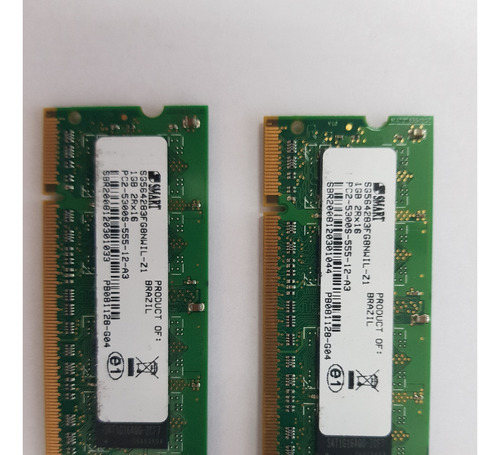 Memoria Ram Notebook 2x1gb Smart Sg564283fg8nwil-z1