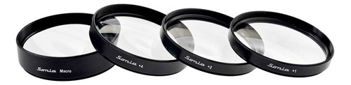 Kit Lentes Sorria 55mm Close-up +1, +2, +4 E Macro