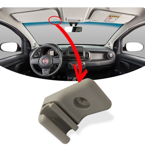 Imagen 3 de 7 de Soporte Parasol Original Fiat Siena El 1.4 2013-2017