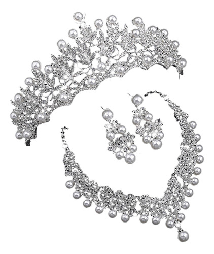 Conjunto De Joyería Nupcial, Tiaras De Diamantes De