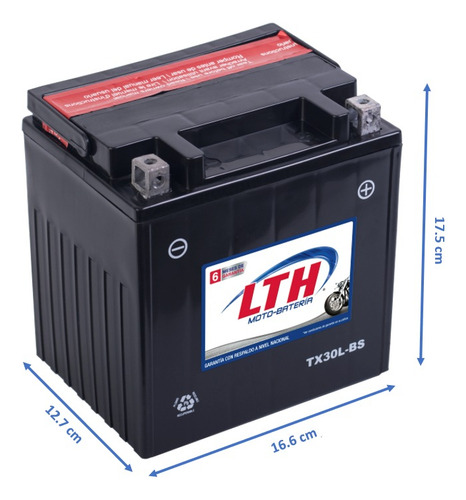 Batería Utv Lth Polaris Rzr Rs1 Pro Xp 4 1000cc - Tx30l-bs