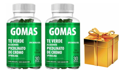 X2 Lipogomitas Te Verde +regalo - Unidad a $1029