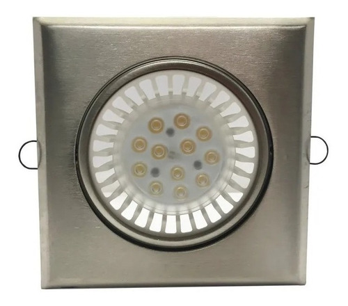 Pack X 10 Spot Embutir Ar111 Platil Led 12w Dim Gu10 220v