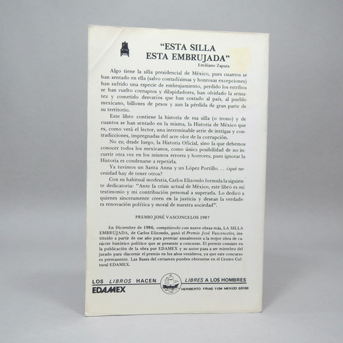 La Silla Embrujada Historia Corrupción México C Elizondo Ae2