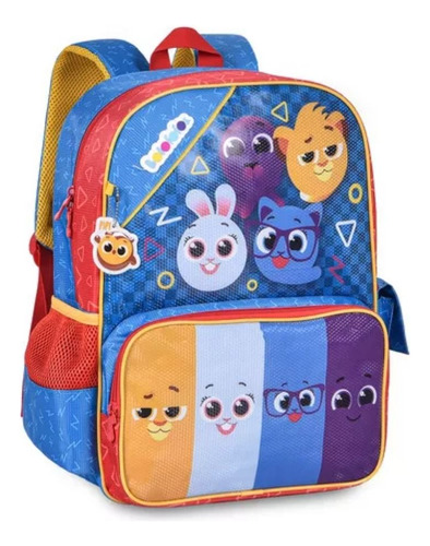 Mochila Bolsa Costas Bolofofos Oficial - Infantil - Clio