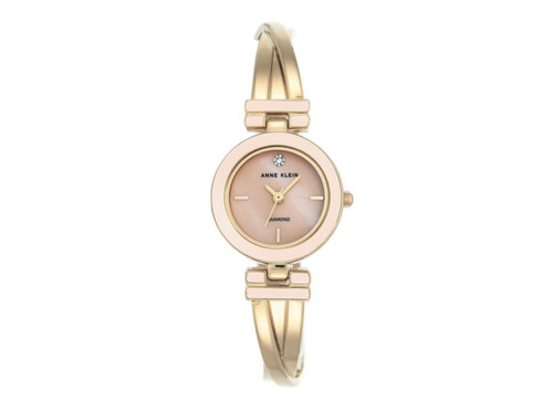 Reloj Para Dama Anne Klein Diamond Collection Color Dorado