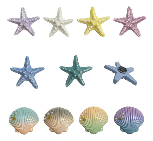 Imanes De Concha De Mar Multicolor Para Refrigerador