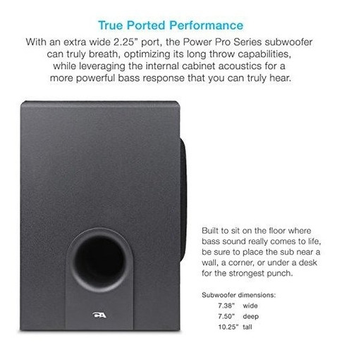 3602ffp 2.1 Speaker Sound System With Subwoofer And Control