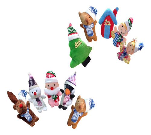 Muñequeras Navideñas De Papá Noel De Story Times, 10 Unidade