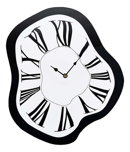 . Reloj De Pared Interior, Reloj De Pared Distorsionado,