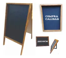 Comprar Pizarra Doble+pizarra Para Colgar+pizarra Para Barra Promo!!