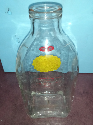 Antigua Botella De Aceite Popo (Usado)