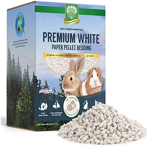 Lecho De Pellets Premium Blanco Pequeños Animales Jaul...