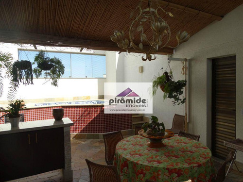 Imagem 4 de 30 de Cobertura Com 5 Dormitórios À Venda, 312 M² Por R$ 2.200.000,00 - Vila Adyana - São José Dos Campos/sp - Co0041