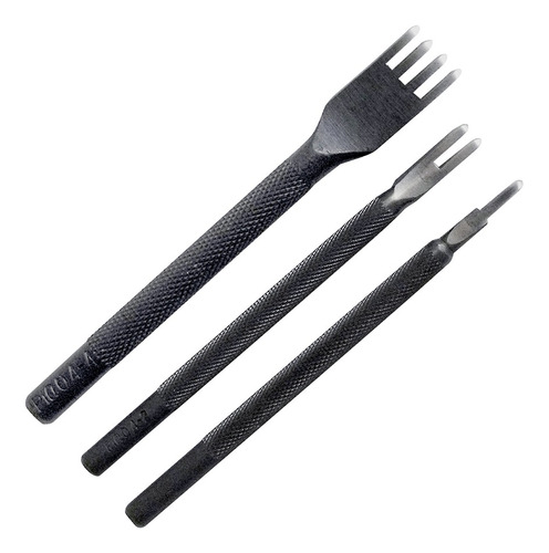 Cincel Para Cuero Tipo Tenedor 2 Puntas 4mm Sc7006 (1pieza)