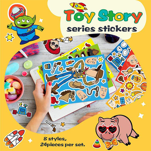 Disney Toy Story-pegatinas De Rompecabezas Para Bebés Y Niño
