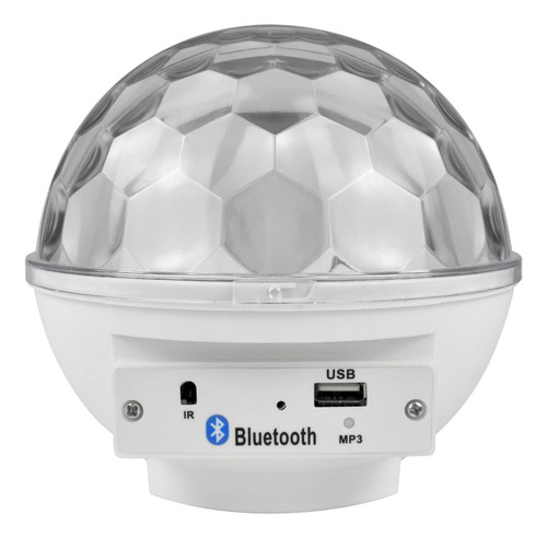 Media Esfera Bluetooth Recargable Usb  Bola Led Luz Parlante