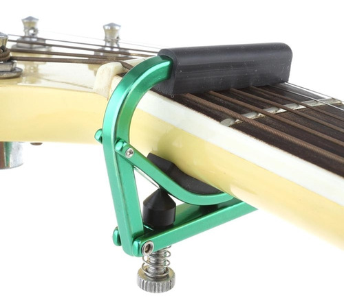 Capo (cejillo) Shubb Usa Verde Para Guitarra 6 Cuerdas Nylon