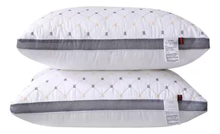 Set 2 Almohadas Ultra Suaves Spring Air Fibra + 2 Funda