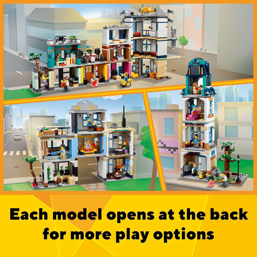 Lego Creator Main Street 31141 Juego De Construccion 3 En...