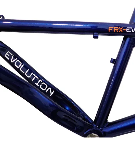 Quadro Gios Frx Evo Colmeia Bike 26 Dh Grau Azul Claro Rosa