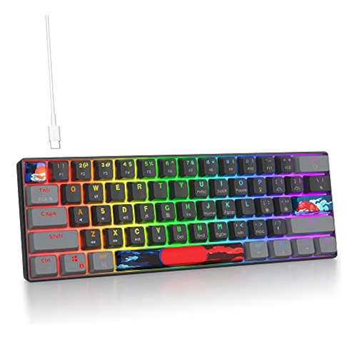 Owpkeenthy Wired 60% Teclado Mecánico Para Juegos Con Interr