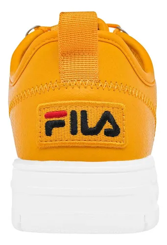 Tenis fila disruptor amarillos hotsell