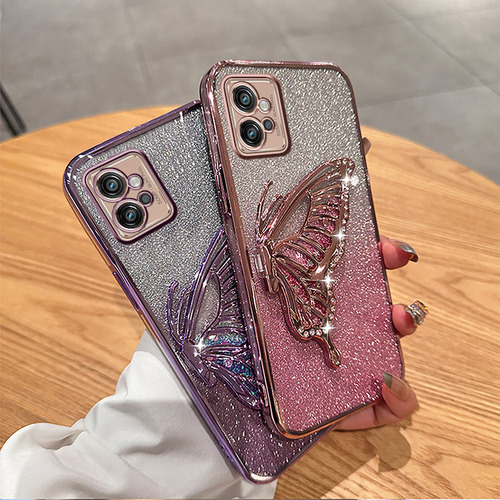 Funda Para Moto G E 1 2 3 4 5 0 5 G Mariposa Rosa Flash