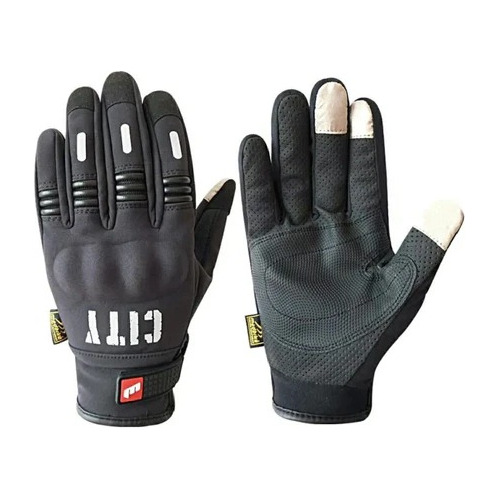 Guantes Moto City Semi Impermeables Tactil Protección - As