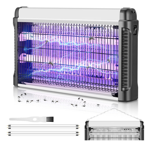 20w Lámpara Mata Mosquitos Killer Eléctrico Matamoscas Uv