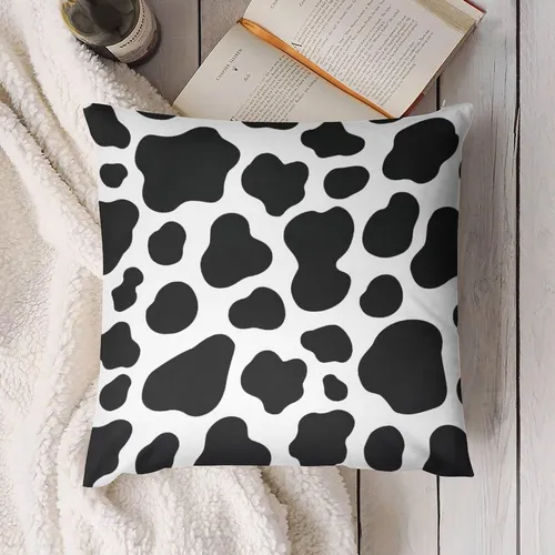 Estampado De Vaca Animal Blanco Blanco Spot Decorativo De De