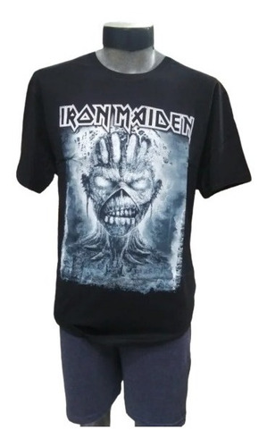 Playera Iron Maiden Talla Grande  Unisex Modelo 34