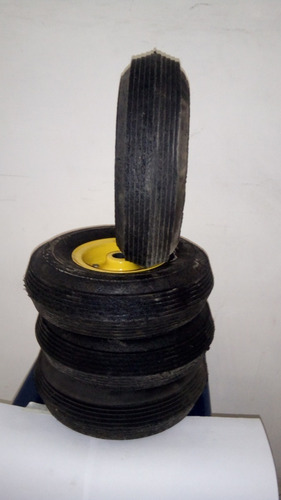 Rueda Maciza Para Carrucha / Carretilla / Zorra - Caucho