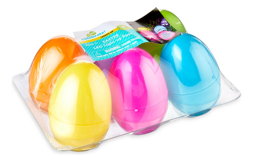  Huevos Brillantes Con Luces  De Pascua
