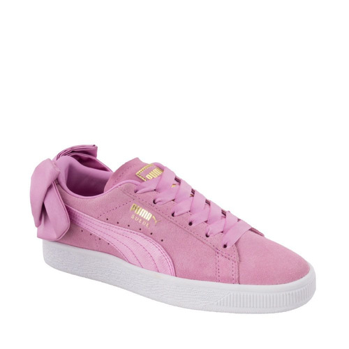 tenis puma suede bow mujer