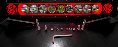 Imagen 6 de 6 de Barra Led Fondo De Color R/b 20 Pulgadas Cree