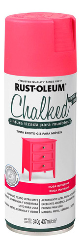 Rust Oleum - Chalked Interior Rosa Invierno Ultra Mate, 340g