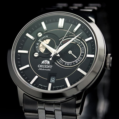 Orient Reloj Automático Sun And Moon Con Cristal De Zafiro E