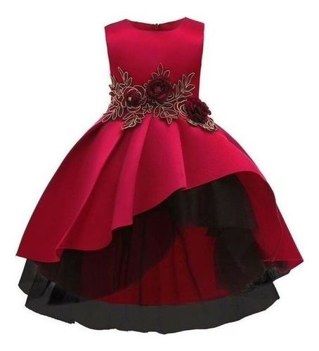 Vestido De Fiesta Para Niña, Princesa, Boda, Dama De Honor