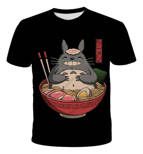 Asx Encantadora Camiseta De Mi Vecino Totoro 3d Studio
