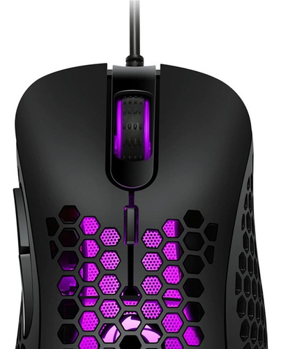 S Mouse De Jogo Usb, Design Oco De Favo De Mel Mouse Com