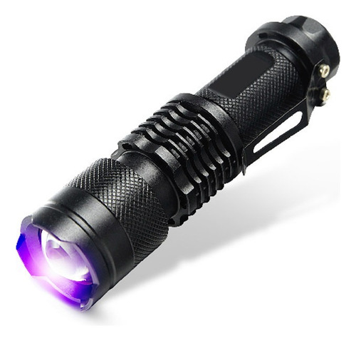 Linterna Uv Ultravioleta Led , Con Zoom, Usa Pilla Aa, Metal