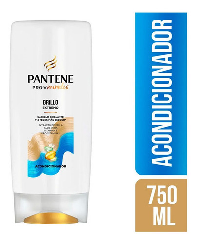 Acondicionador Pantene Pro V Brillo Extremo X 750 Ml