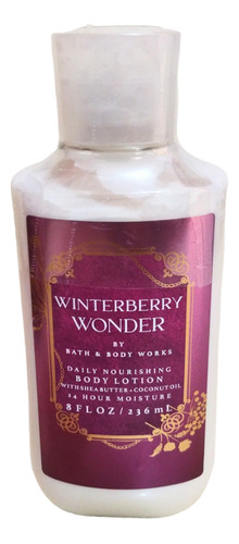 Body Lotion Winterberry Wonder Bath &bodyworks 