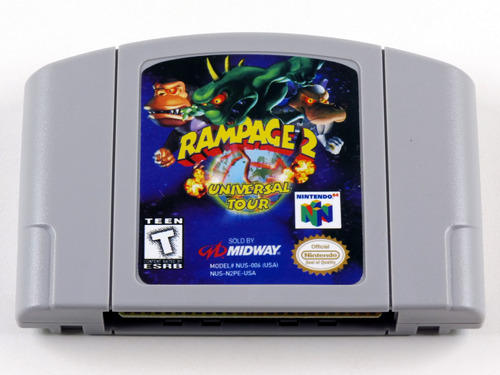 Rampage 2 Universal Tour Nintendo 64 N64