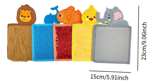5 Alfombrillas Sensoriales Con Textura Para Niños, Juguetes