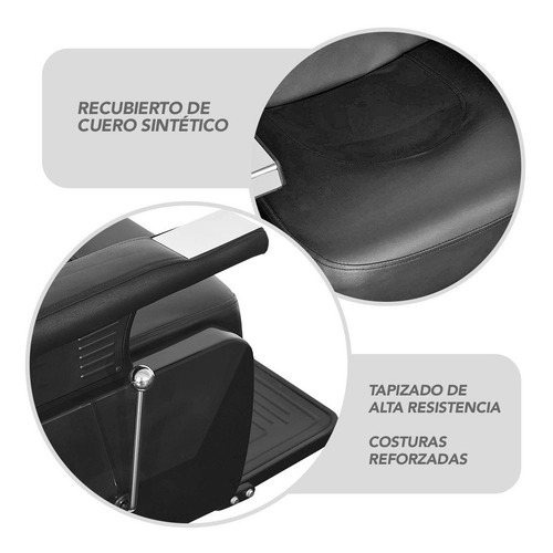 Imagen 6 de 6 de Sillon Barbero Peluquería Barberia Estetica Stay Elit Ms
